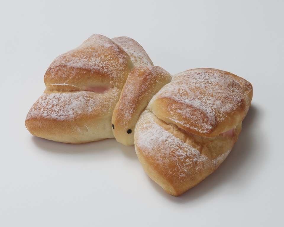 チョウの生きものパンの画像